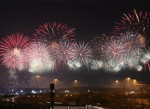 德保县焰火晚会